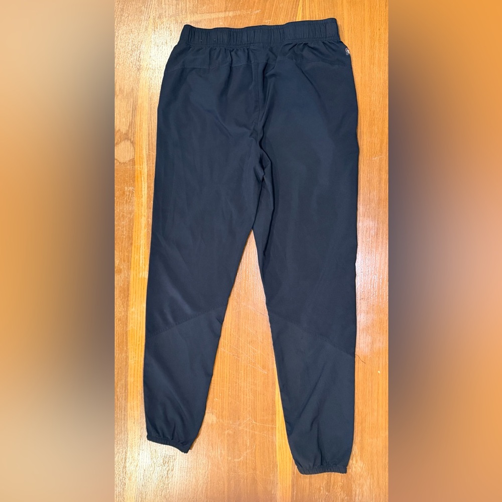 Tapout Men’s Black Performance Leggings Vintage mixed media ripstop